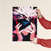 Gojo Satoru – Cursed Energy Neon Poster (Copy)